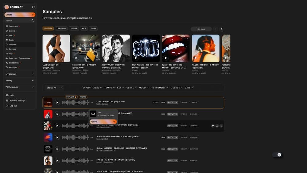 Premium Sample Marketplace