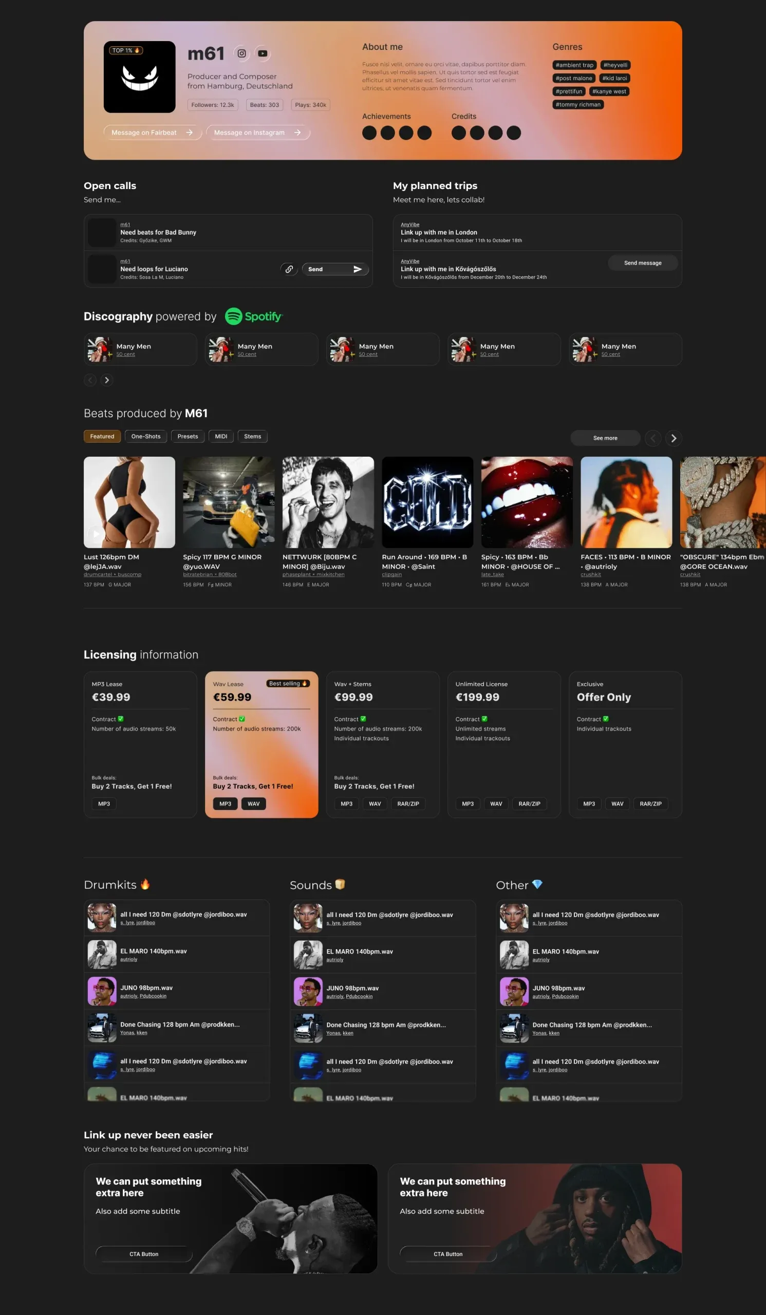 A Fairbeat sample maker profile